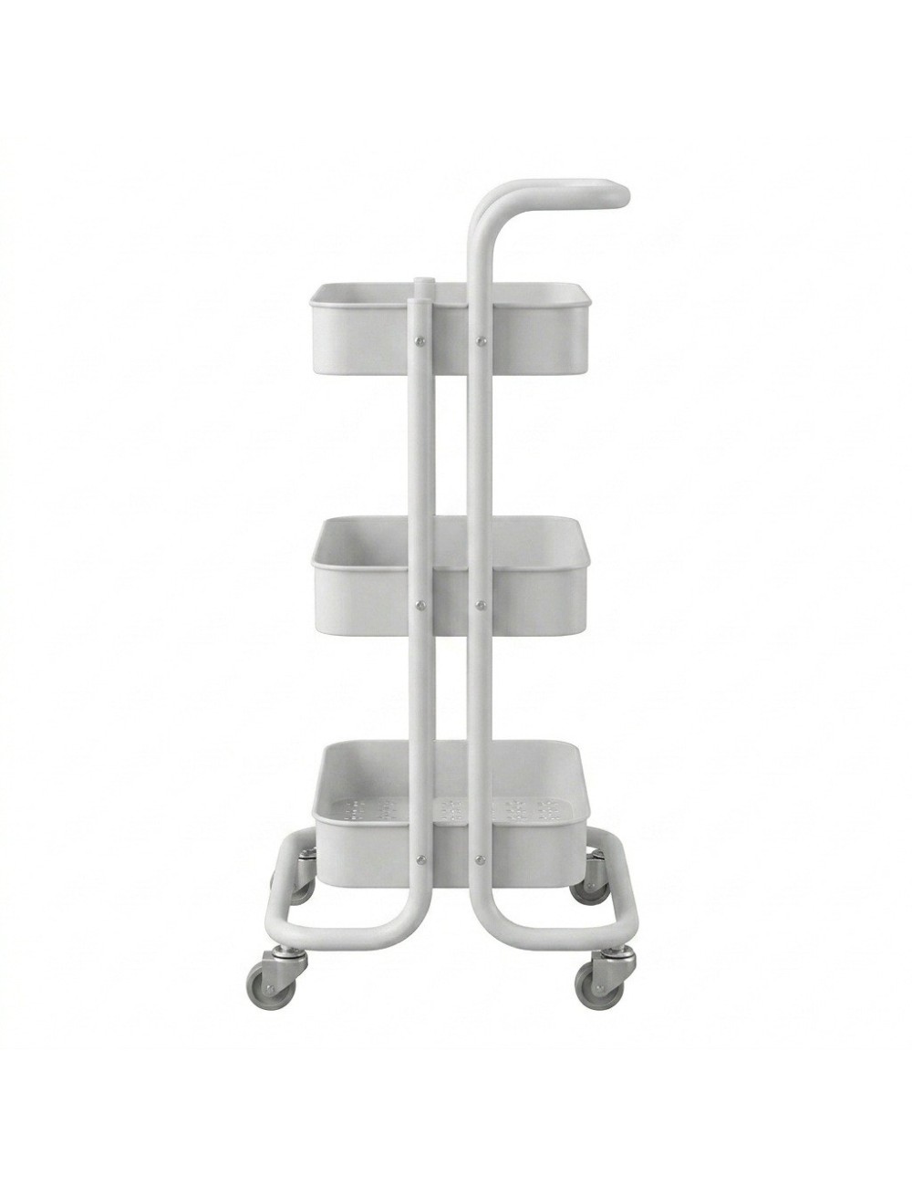 Carrito Organizador Multiusos 3 Niveles Con Ruedas De Metal