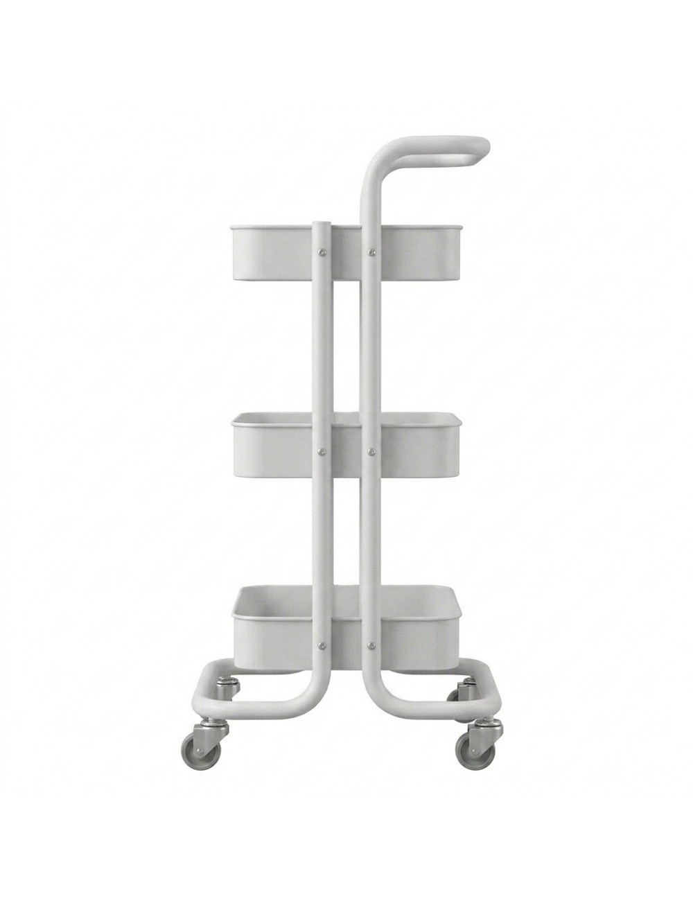 Carrito Organizador Multiusos 3 Niveles Con Ruedas De Metal