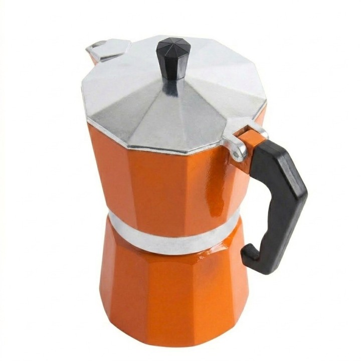 Cafetera Italiana Moka Aluminio 9 Tazas Espresso