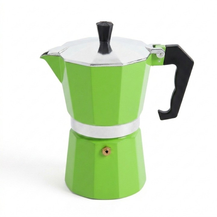 Cafetera Italiana Moka Aluminio 9 Tazas Espresso