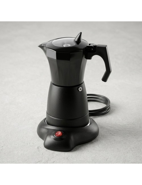 Cafetera Eléctrica Italiana Tipo Moka Base Independiente