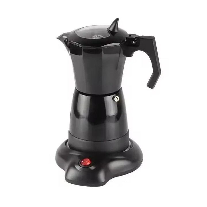 Cafetera Eléctrica Italiana Tipo Moka Base Independiente
