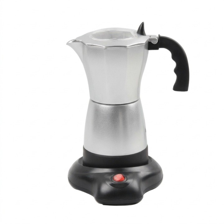 Cafetera Eléctrica Italiana Tipo Moka Base Independiente