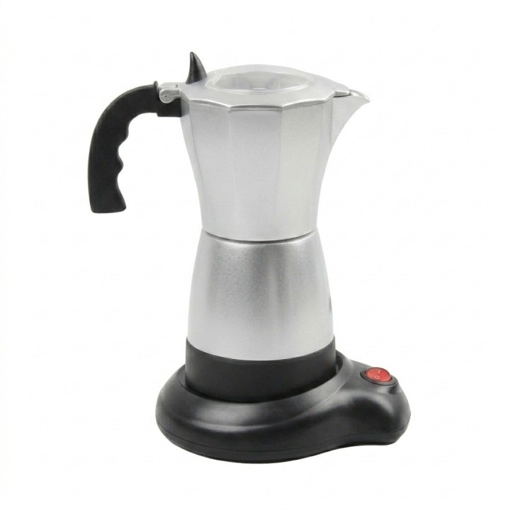 Cafetera Eléctrica Italiana Tipo Moka Base Independiente