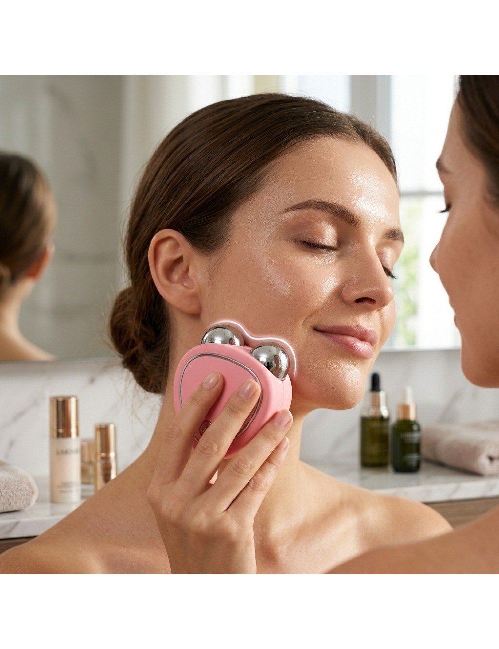 Aparato Masajeador Facial Microcorriente Reafirmante Usb