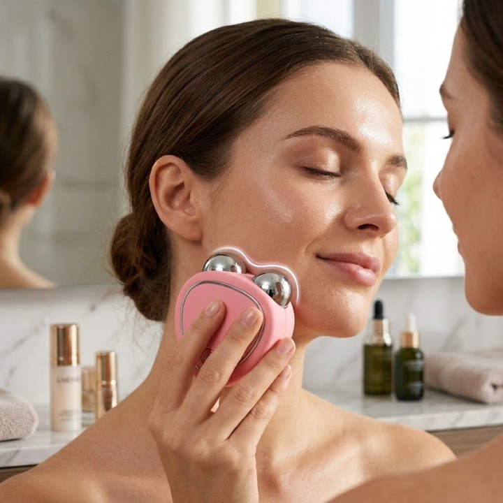 Aparato Masajeador Facial Microcorriente Reafirmante Usb