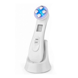 Aparato Masajeador Facial Rejuvenecedor Rf Ems Led 5 En 1