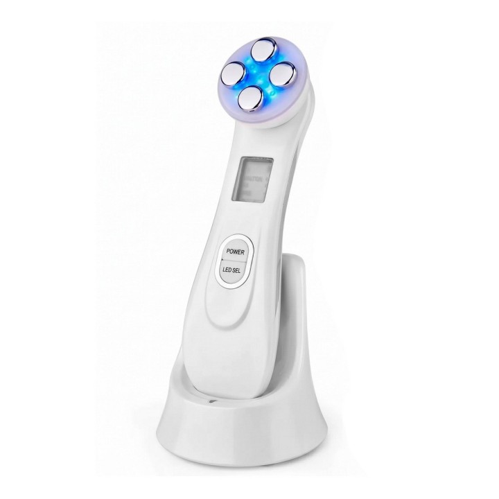 Aparato Masajeador Facial Rejuvenecedor Rf Ems Led 5 En 1