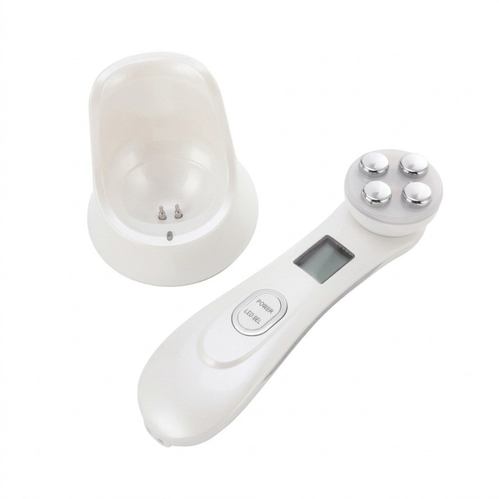 Aparato Masajeador Facial Rejuvenecedor Rf Ems Led 5 En 1