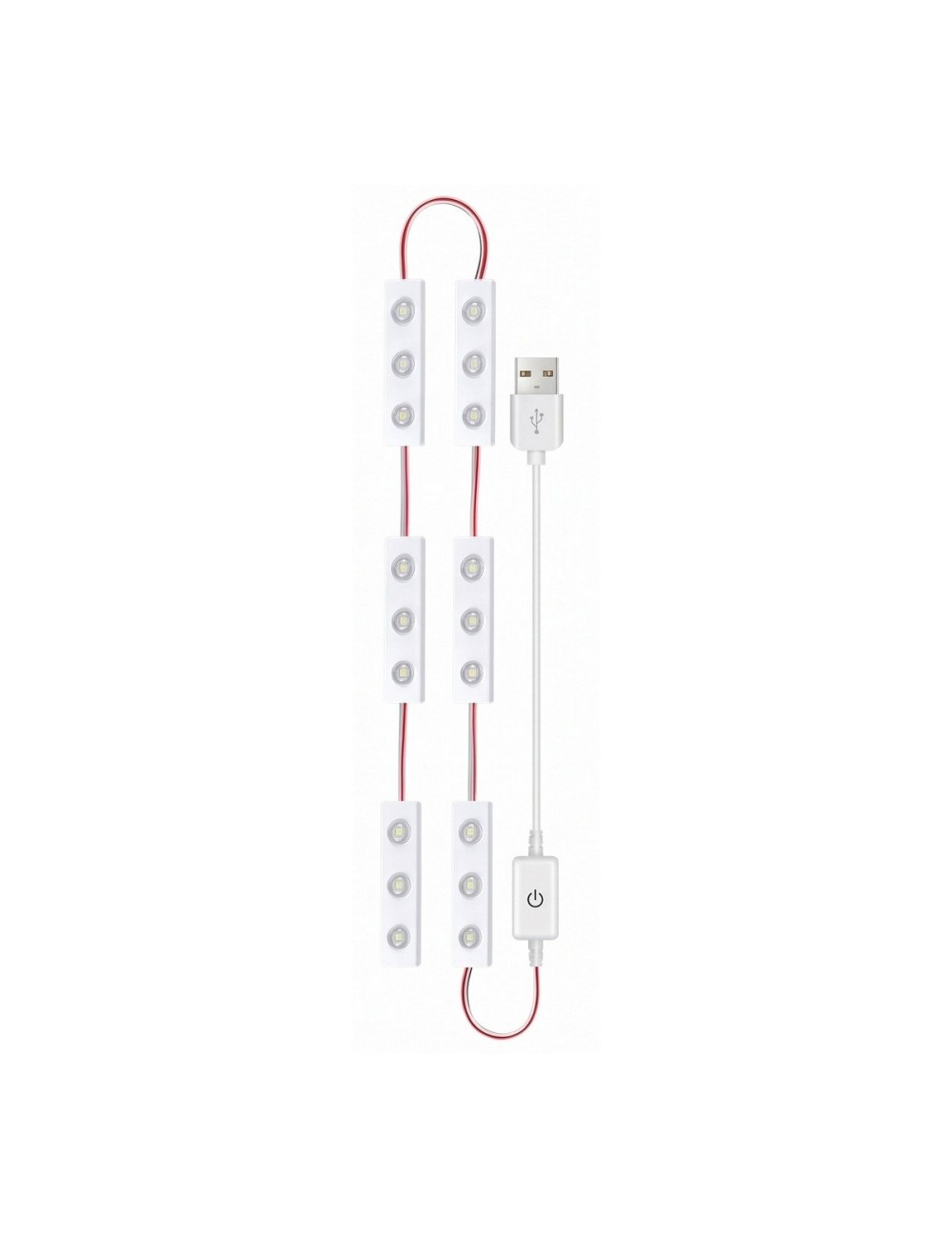 Luces Led Espejo Maquillaje Usb Regulables Adhesivas