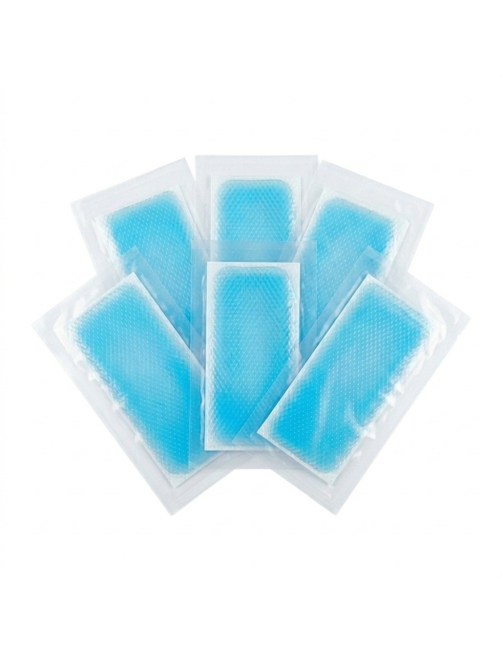 Parches Gel Frío Para Migraña Dolor De Cabeza Caja X6