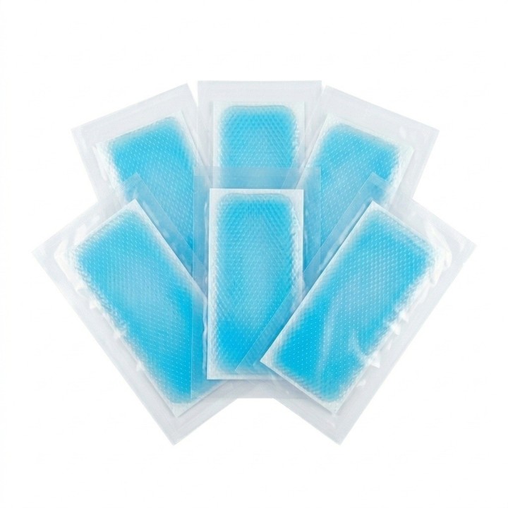 Parches Gel Frío Para Migraña Dolor De Cabeza Caja X6