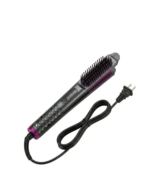 Plancha Cepillo Alisador Cabello 3 En 1 Belleza Js-949