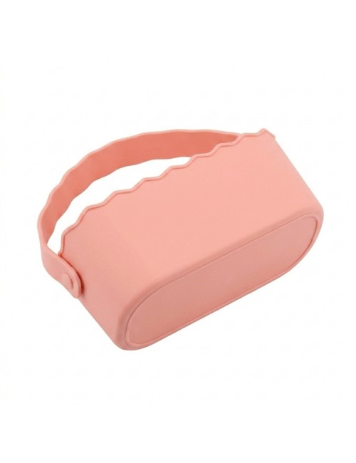 Recipiente Limpiador Brochas Maquillaje Silicona Con Asa