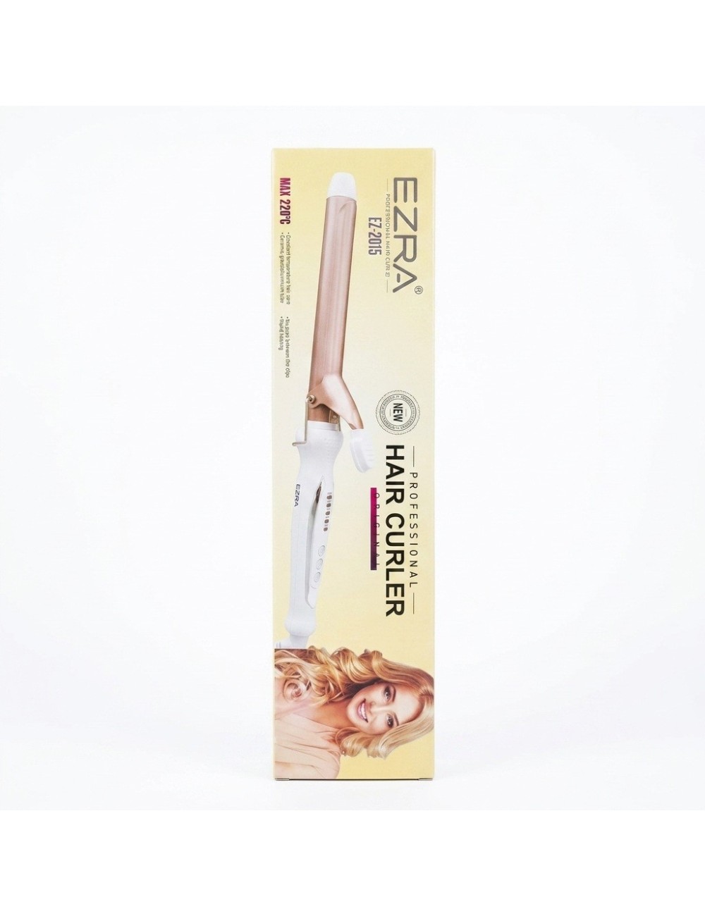 Rizador De Cabello Profesional Ez-2015 Pinza Delgada 50w