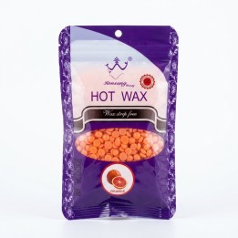 Perlas De Cera Depilatoria Elástica Hot Wax 100g Chocolate