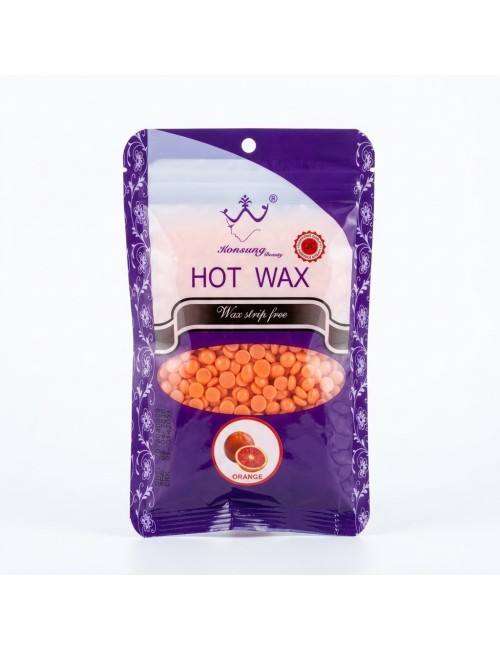 Perlas De Cera Depilatoria Elástica Hot Wax 100g Chocolate