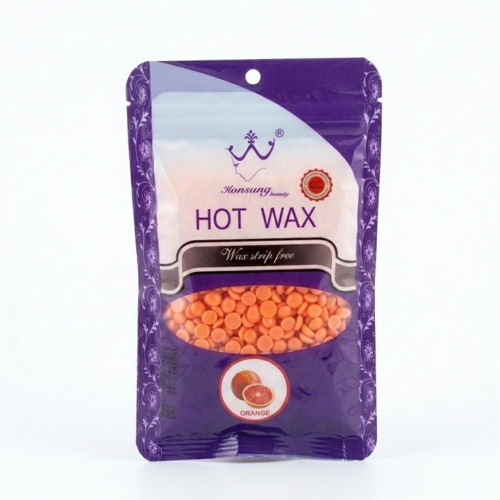 Perlas De Cera Depilatoria Elástica Hot Wax 100g Chocolate