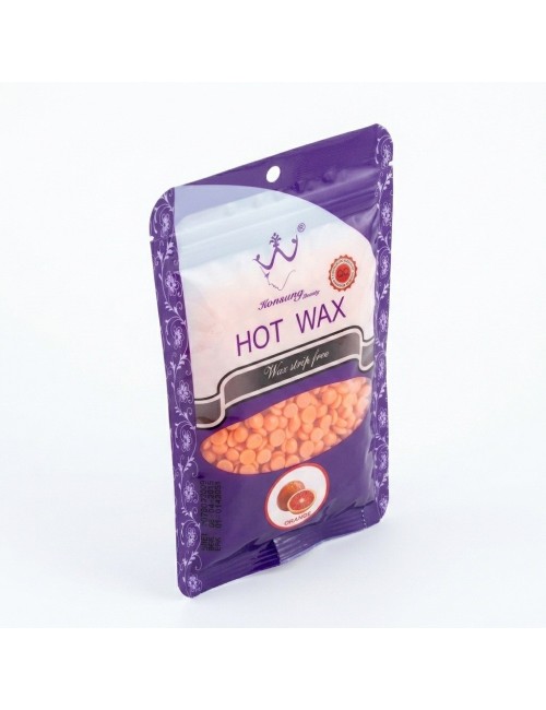 Perlas De Cera Depilatoria Elástica Hot Wax 100g Chocolate
