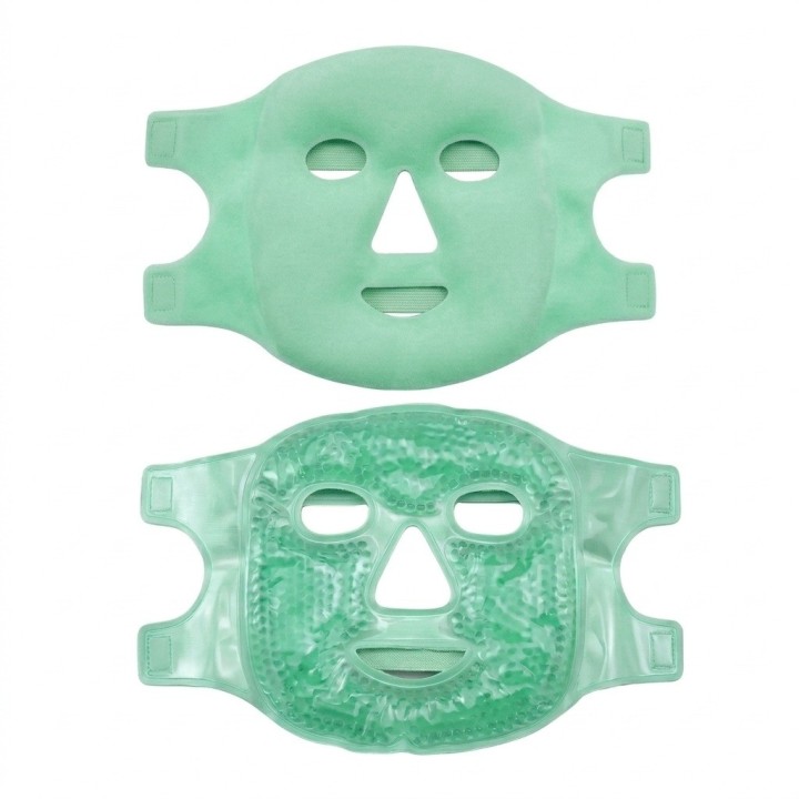 Máscara Facial Gel Frío Calor Reutilizable Antifaz Relax