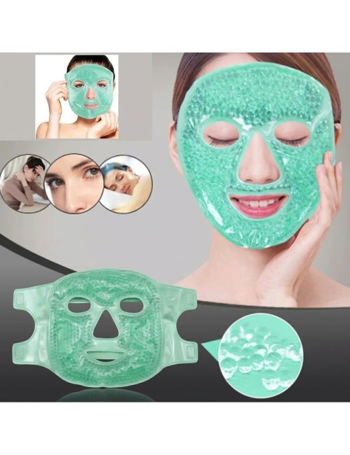 Máscara Facial Gel Frío Calor Reutilizable Antifaz Relax
