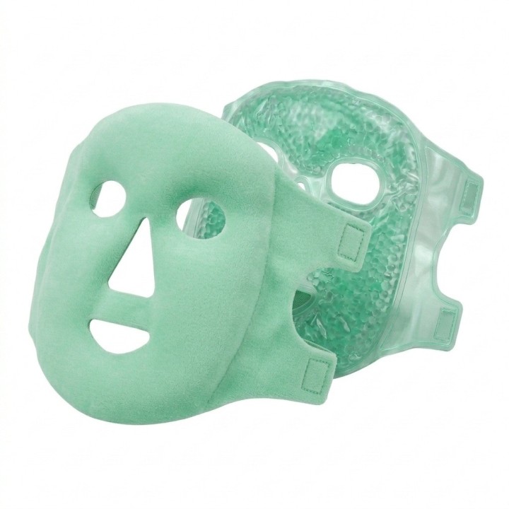 Máscara Facial Gel Frío Calor Reutilizable Antifaz Relax