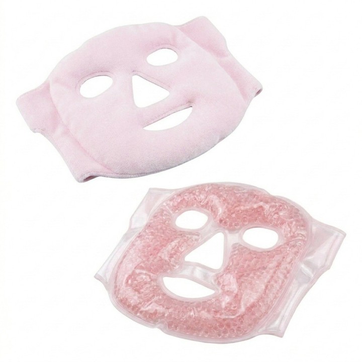 Máscara Facial Gel Frío Calor Reutilizable Antifaz Relax