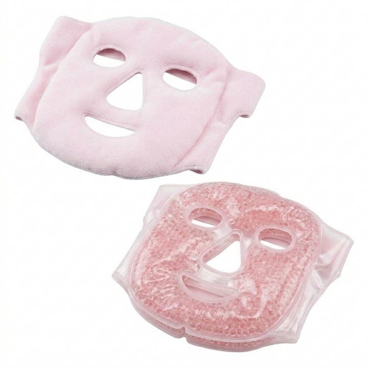 Máscara Facial Gel Frío Calor Reutilizable Antifaz Relax