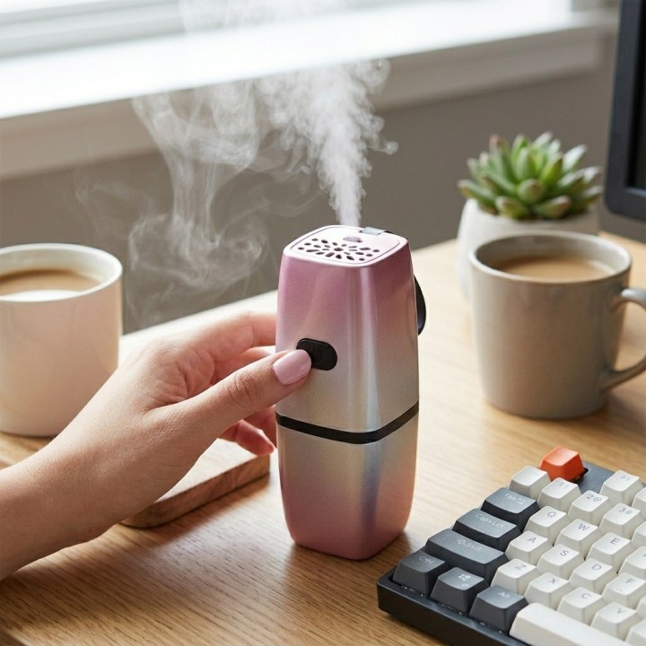 Difusor Aromatizador Portátil Recargable Usb Auto Hogar