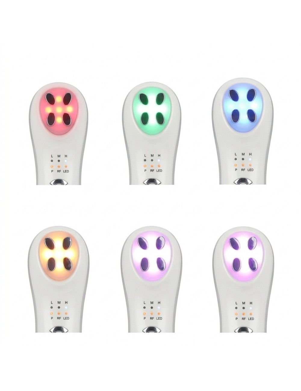 Dispositivo De Belleza Facial Rf Y Ems Con Fototerapia Led