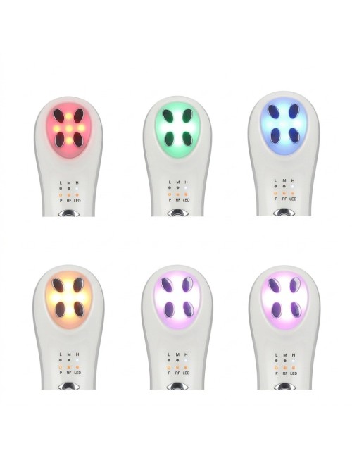 Dispositivo De Belleza Facial Rf Y Ems Con Fototerapia Led