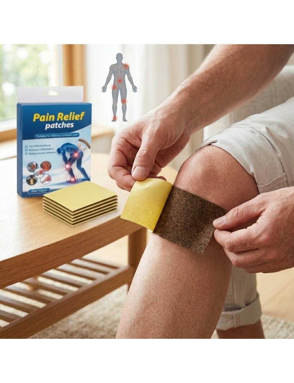 Parches Alivio Dolor Muscular Articular Desinflamante X10
