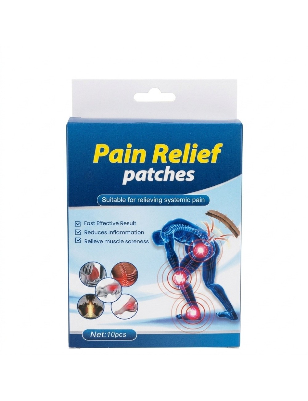 Parches Alivio Dolor Muscular Articular Desinflamante X10