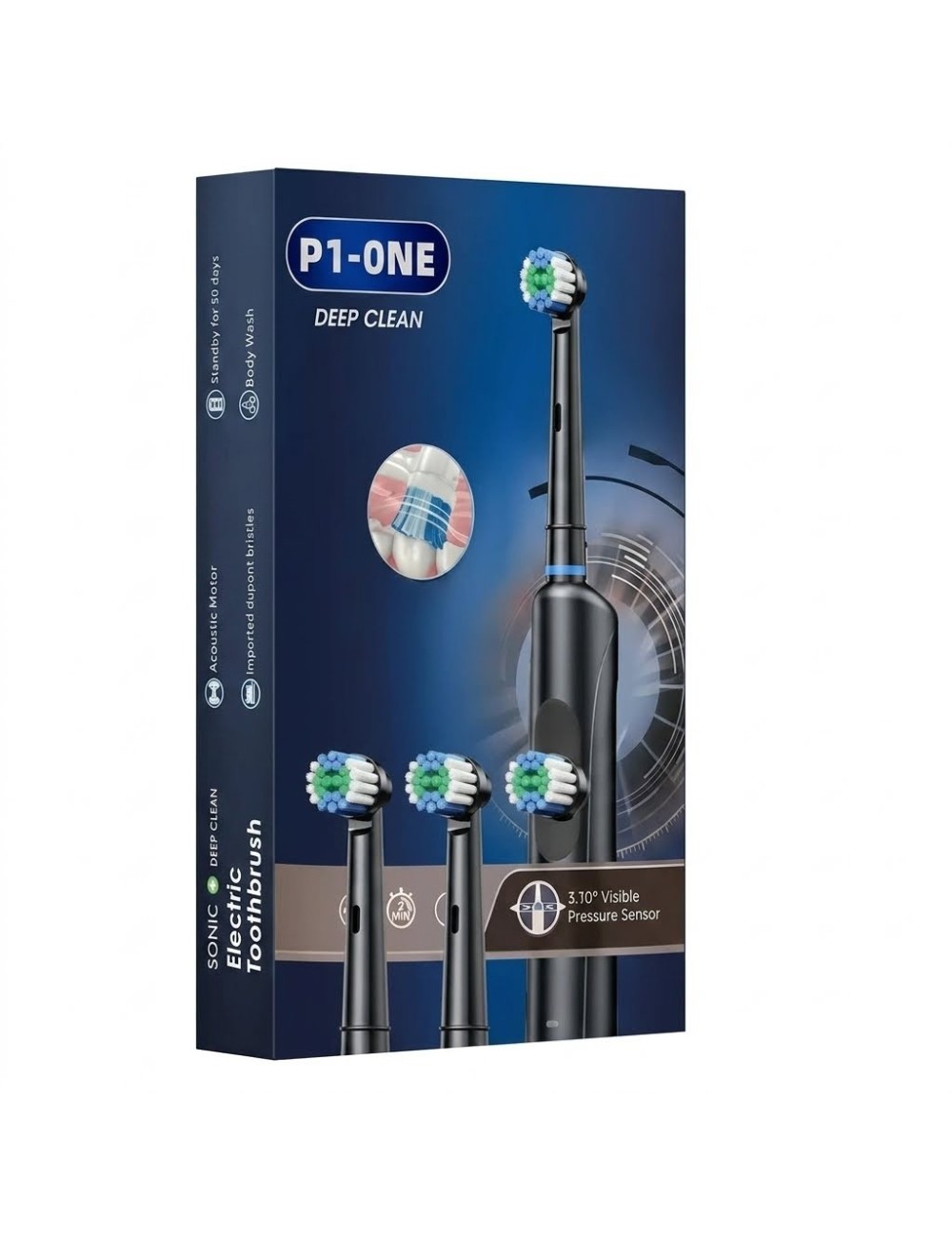 Cepillo Dental Eléctrico P1-one Recargable 4 Cabezales