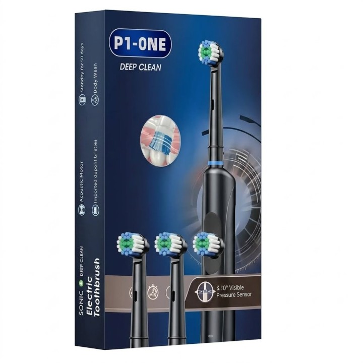 Cepillo Dental Eléctrico P1-one Recargable 4 Cabezales