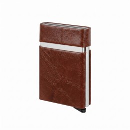 Billetera Tarjetero Automático Anti-robo Rfid Cuero