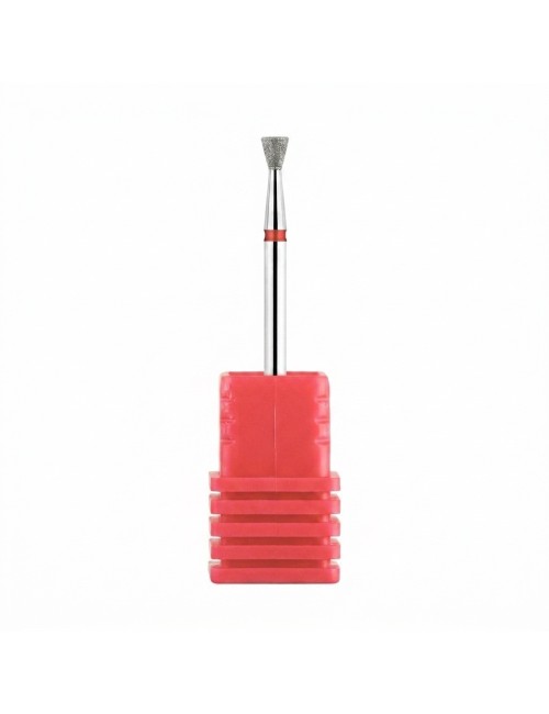 Brocha Fresa Diamante Cono Invertido Torno Uñas Manicura