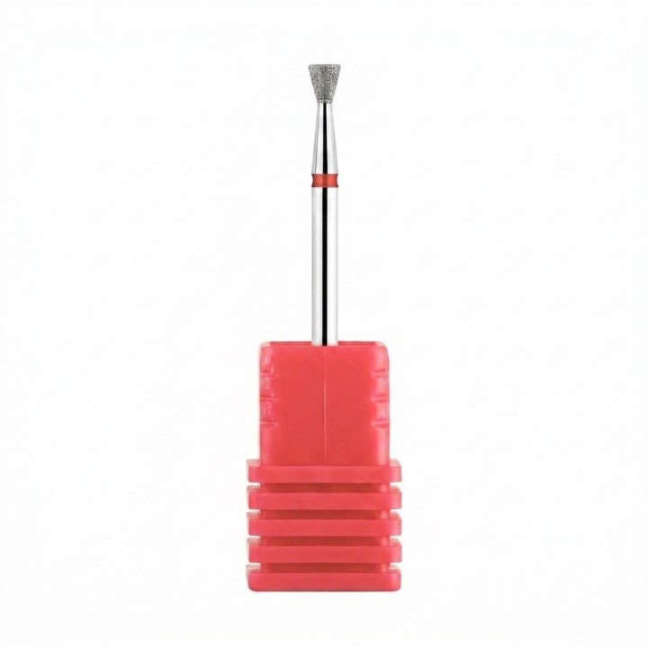 Brocha Fresa Diamante Cono Invertido Torno Uñas Manicura