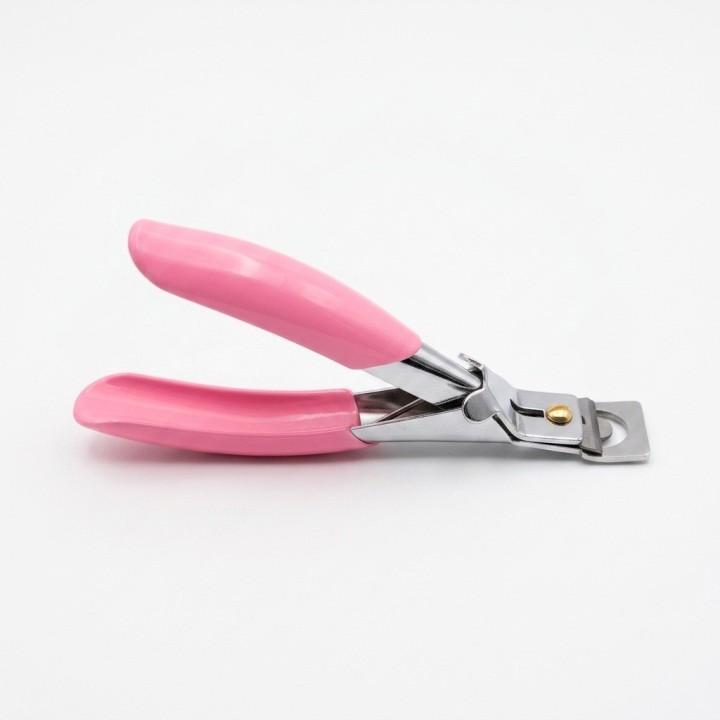 Cortatips Uñas Acrílicas Postizas Profesional Rosa
