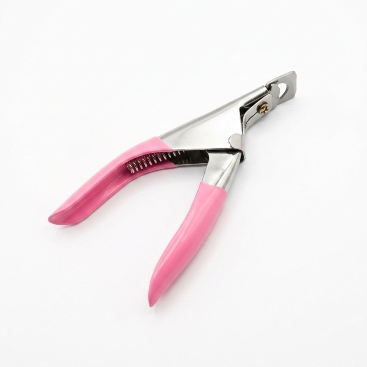 Cortatips Uñas Acrílicas Postizas Profesional Rosa