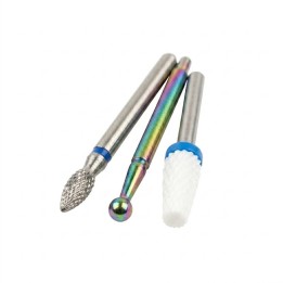 Kit 3 Fresas Brocas Para Torno Uñas Manicura Profesional