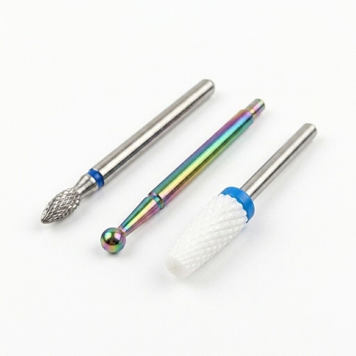 Kit 3 Fresas Brocas Para Torno Uñas Manicura Profesional