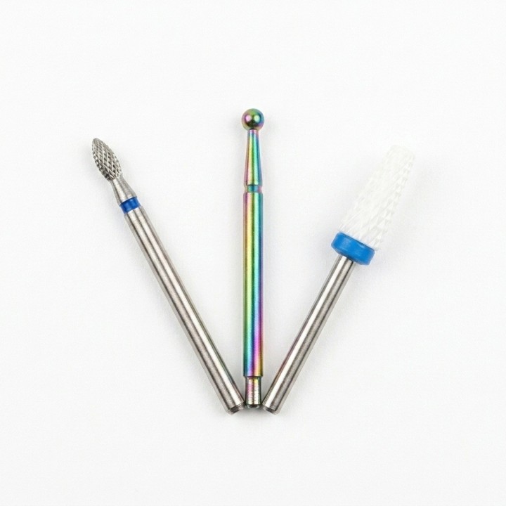 Kit 3 Fresas Brocas Para Torno Uñas Manicura Profesional