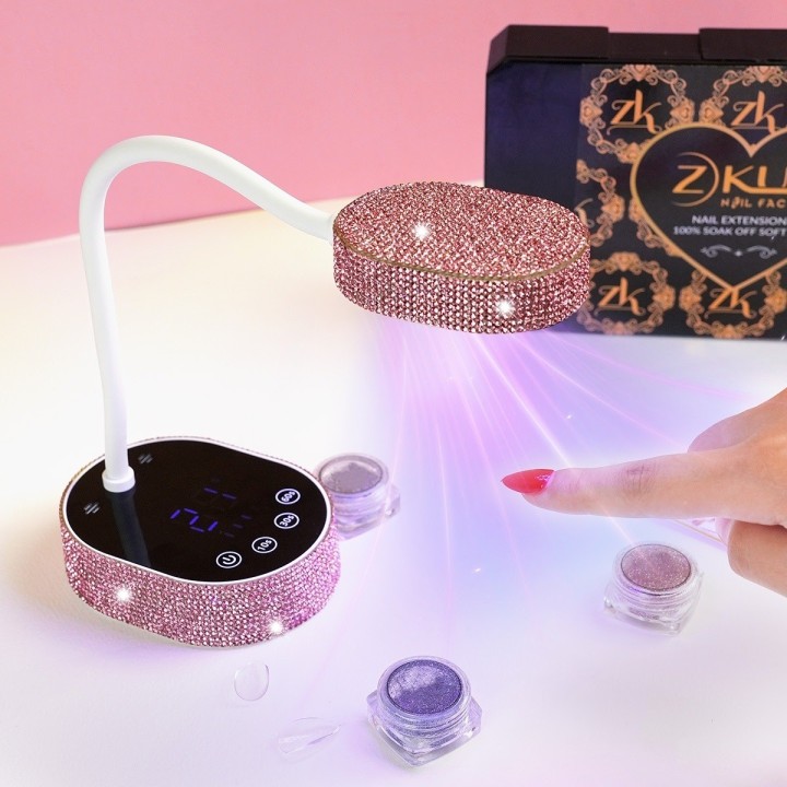 Lámpara Uv Led Secador Uñas 36w Ajustable Diamantes M07