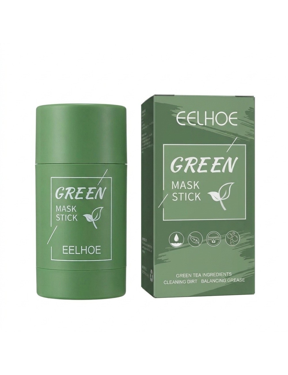 Mascarilla Facial Limpieza Profunda Té Verde En Barra