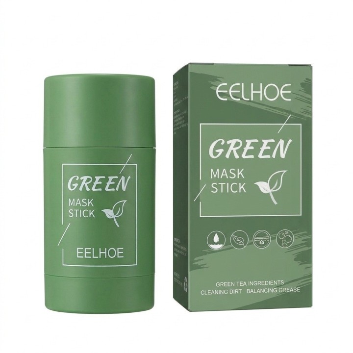 Mascarilla Facial Limpieza Profunda Té Verde En Barra