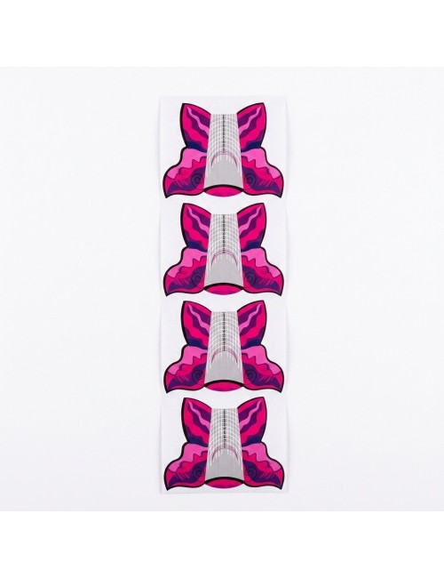 Moldes Para Uñas Esculturales Forma Mariposa X 500 Unidades