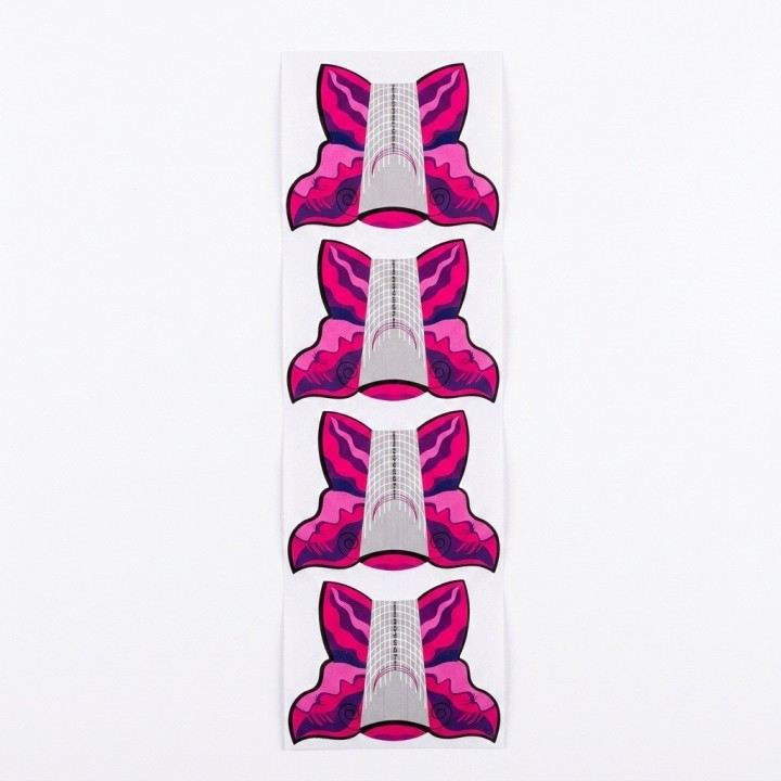 Moldes Para Uñas Esculturales Forma Mariposa X 500 Unidades