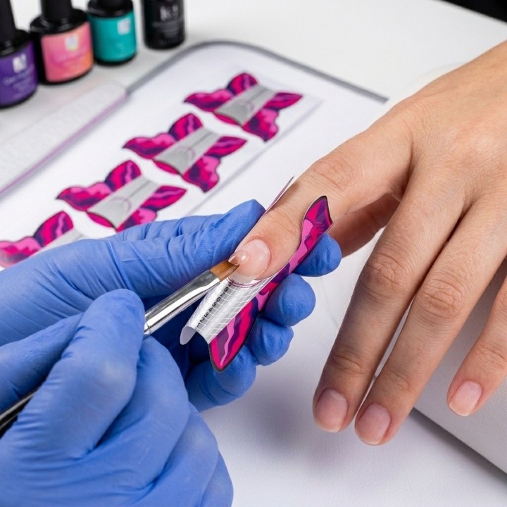 Moldes Para Uñas Esculturales Forma Mariposa X 500 Unidades