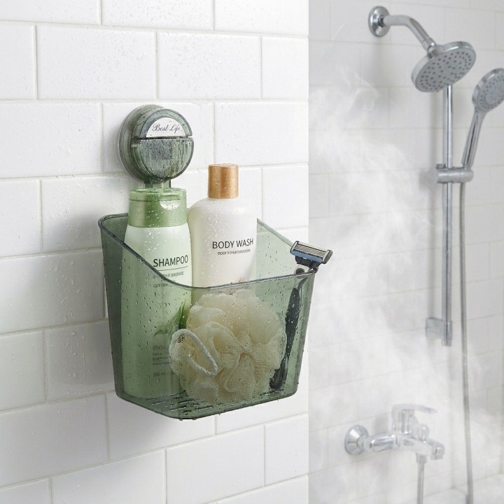 Organizador De Baño Con Ventosa Multiusos Pared Snh-2